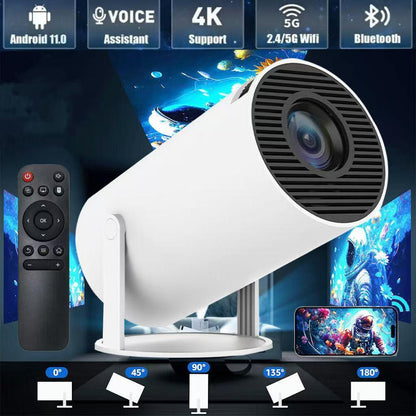 Mini-projecteur portable HD avec Wi-Fi et Android – Transformez votre maison en cinéma !